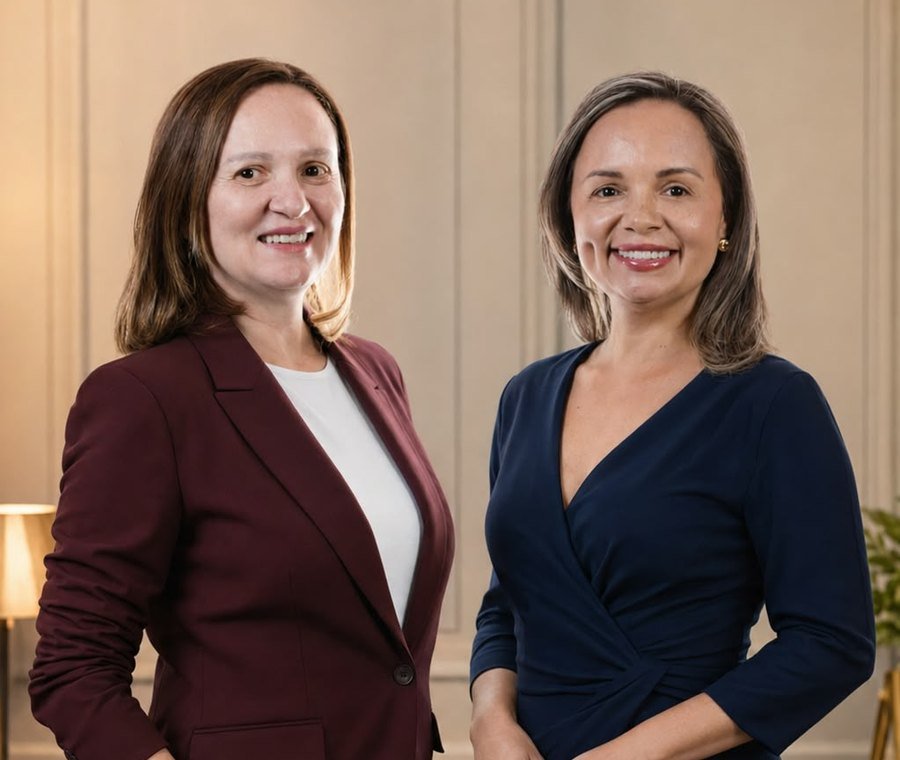 Márcia Neres Rodrigues e Marta Neres, advogadas responsáveis pelo escritório